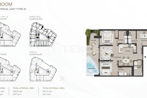 Apartment in Dubai Land, UAE 2 bedrooms, 120 sq.m. № 699398 - photo 24