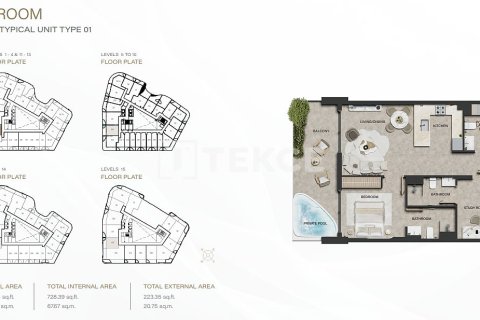 Apartment in Dubai Land, UAE 2 bedrooms, 120 sq.m. № 699398 - photo 23