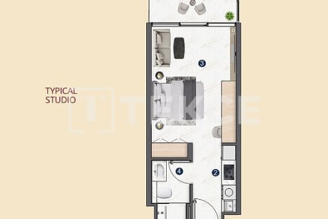 Jumeirah Village Triangle, Dubai, संयुक्त अरब अमीरात में अपार्टमेंट, 3 बेडरूम, 129 वर्ग मीटर, संख्या 699397 - फ़ोटो 26