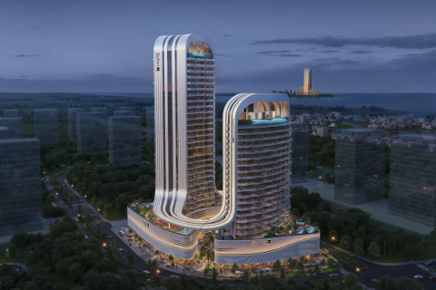 Huoneisto Ras Al Khaimah, Arabiemiraatit 1 makuuhuone, 57 m2 № 697518