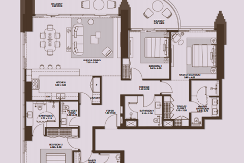 پنت هاوس برای فروش در  Dubai Design District، Dubai، امارات متحده عربی  1 خوابه ، 88 متر مربع ، شماره 690011 - تصویر 10