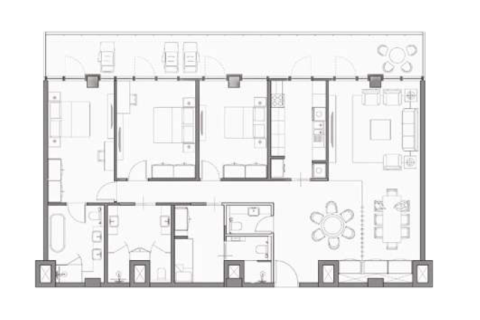 Apartment sa Yas Island, Abu Dhabi, UAE 1 silid № 690058 - larawan 12