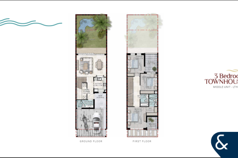 خانه شهری برای فروش در Damac Lagoons، Dubai، امارات متحده عربی 3 خوابه ، 193 متر مربع ، شماره 666976 - تصویر 12