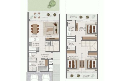 阿联酋 Dubai Dubai Investment Park 待售 : 3 卧 , 编号704655 - 照片 6