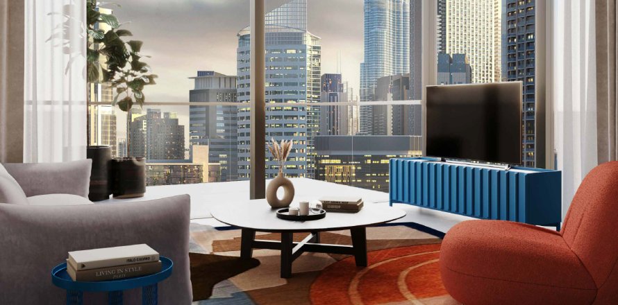 Apartemen di Business Bay, Dubai, UEA 1 kamar tidur, 53 m2 nomor 696395