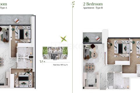 Пәтер Dubai Sports City, Дубай, БАӘ-да 1 бөлме, 49 м² № 730896 - фото 21