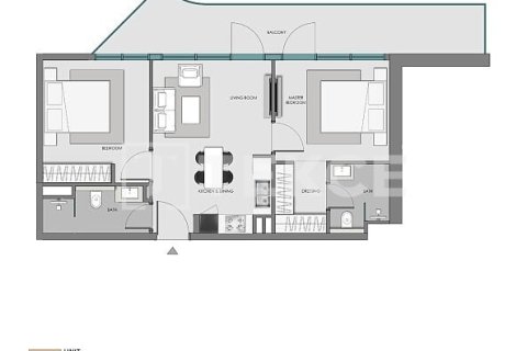 Apartmen di Dubai, UAE 1 bilik tidur, 58 meter persegi № 730894 - foto 28