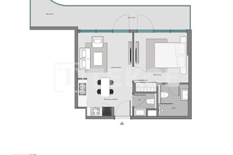 Apartmen di Dubai, UAE 1 bilik tidur, 58 meter persegi № 730894 - foto 23
