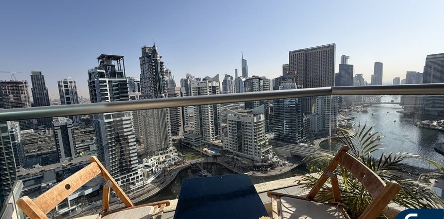 Apartment i Dubai Marina, Dubai, UAE 2 soveværelser, 137 kvm № 698317