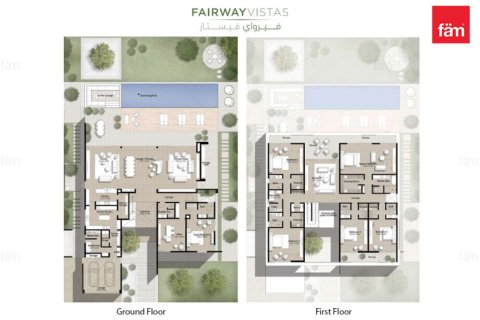 Vila v Dubai Hills Estate, SAE 6 spální, 1444.7 m2 č. 659147 - Fotografia 30