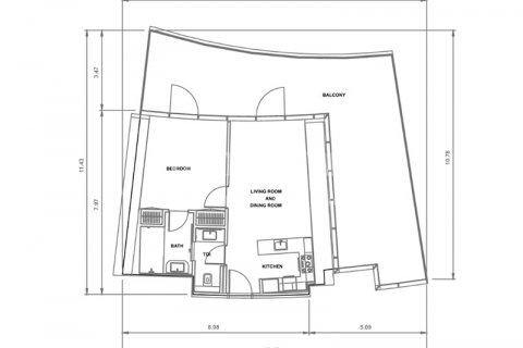 Apartment sa Dubai Harbour, UAE 1 silid-tulugan, 121.93983265 sq.m. № 583731 - larawan 1