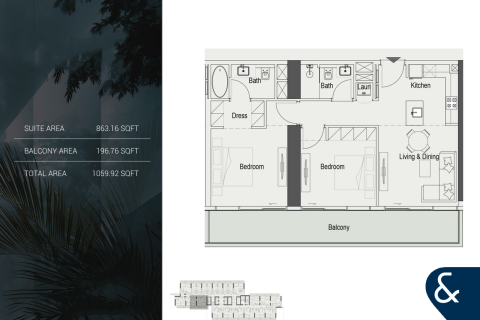 Купить квартиру в Motor City, Дубай, ОАЭ 2 спальни, 98м2, № 666601 - фото 10