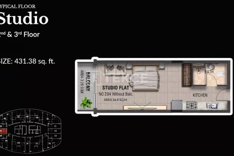 Lakás itt: Dubai, EAE, 2 hálószoba, 83 m², azonosító: 740702 - fénykép 14