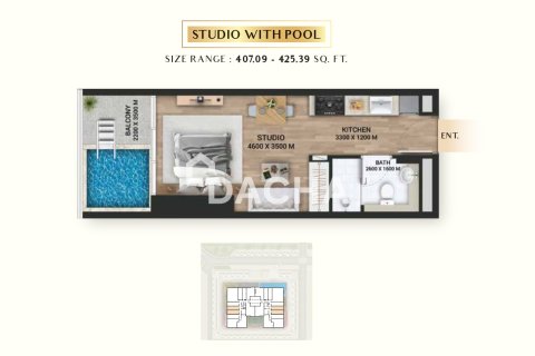 Apartment sa Dubai, UAE 1 silid, 39 sq.m. № 728214 - larawan 16