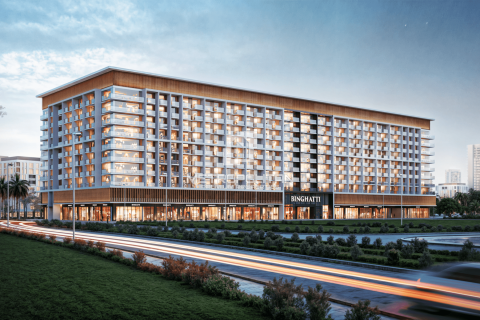 Apartemen di Jumeirah Village Circle, Dubai, UEA 1 kamar tidur, 71 m2 nomor 663697 - foto 1