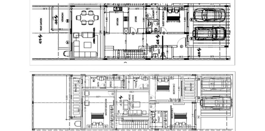Ridamaja asukohaga Purvanchal Townhouse asukohaga Al Furjan, Dubai, AÜE: 4 magamistoaga, 236 m² Nr 715555