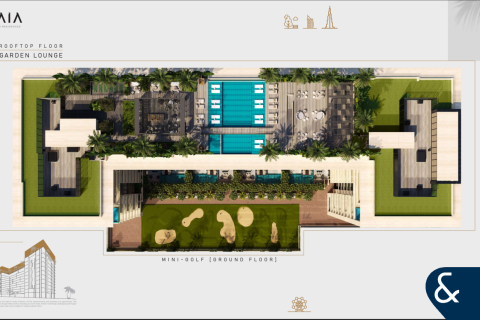 Huoneisto Palm Jumeirah, Dubai, Arabiemiraatit 2 makuuhuonetta, 152 m2 № 671070 - kuva 3