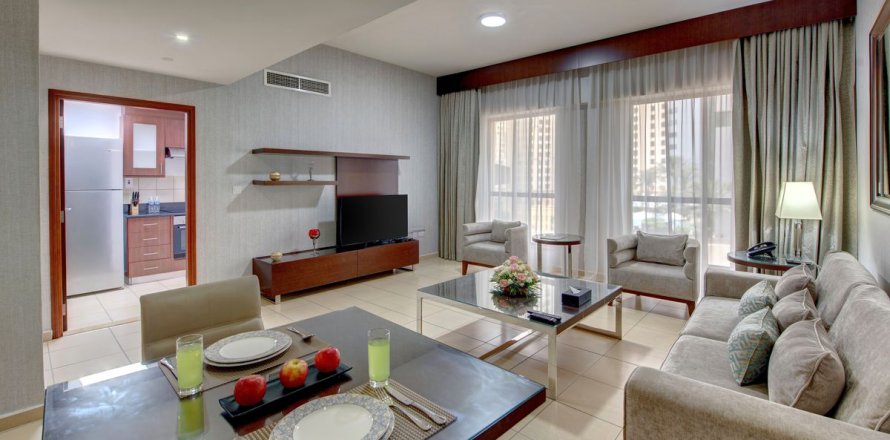 Lägenhetshotell i Dubai, UAE 1 sovrum, 64 kvm Nr. 701436