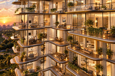 Apartment in Dubai Sports City, UAE 2 bedrooms, 107.27 sq.m. № 619160