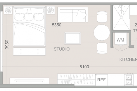 Apartamento en venta en Dubai, EAU 1 habitación, 39 m2 № 600135 - foto 8