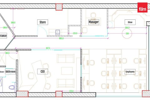 Kantor di Dubai, UEA 119.8 m2 nomor 760540 - foto 13