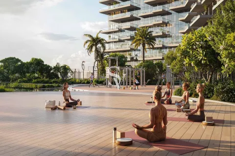 Apartmen di Damac District di DAMAC Hills (Akoya by DAMAC), Dubai, UAE 2 bilik tidur, 105 meter persegi № 658218 - foto 8