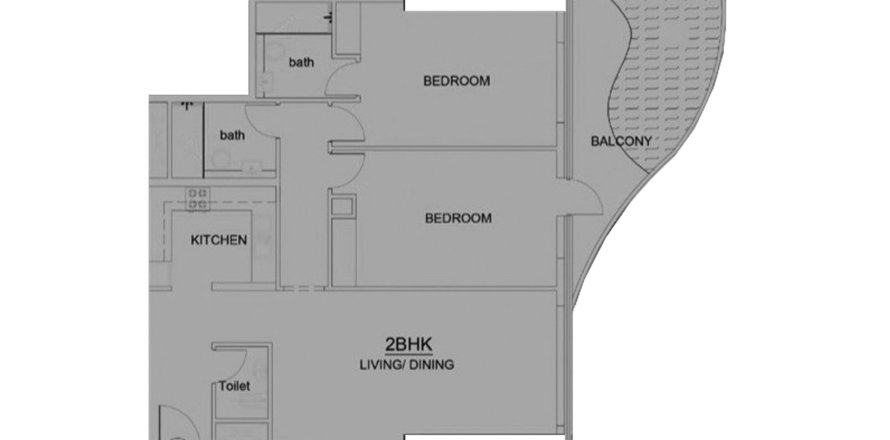Lakás a VOLGA TOWER lakóparkban itt: Jumeirah Village Triangle, Dubai, EAE, 2 hálószoba, 129 m², azonosító: 409270