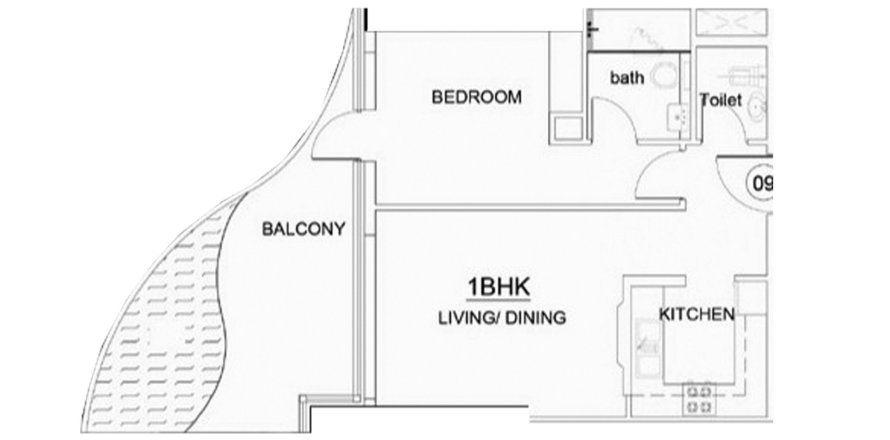 阿联酋 Dubai Jumeirah Village Triangle 公寓 SAMANA CALIFORNIA  1 卧, 77 平方米 , 编号 409268