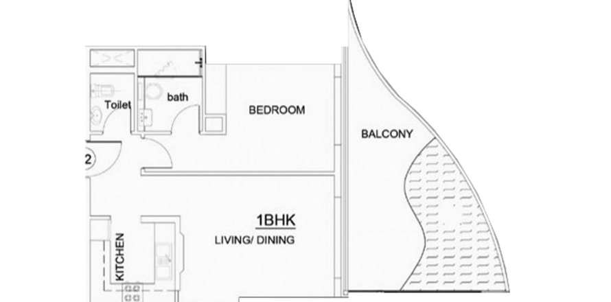 Lägenhet VOLGA TOWER i Jumeirah Village Triangle, Dubai, UAE 1 sovrum, 76 kvm Nr. 484982