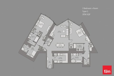 Apartamento en venta en Downtown Dubai (Downtown Burj Dubai), Dubai, EAU 2 dormitorios, 191 m2 № 329906 - foto 20