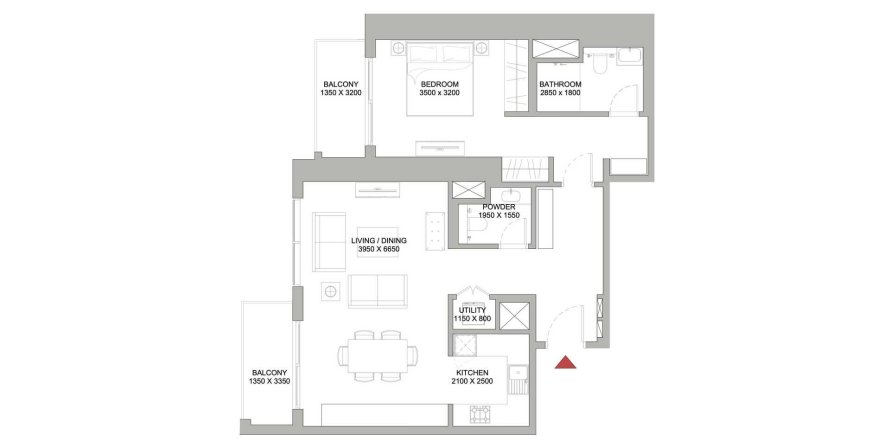 Квартира в 320 RIVERSIDE CRESCENT в Nadd Al Sheba, Дубай, ОАЕ 2 кімнати, 93м2 № 303648