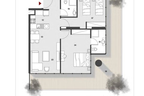 פנטהאוס למכירה ב Al Maryah Island, Abu Dhabi, איחוד האמירויות  1 חדר שינה, מספר 728523 - תמונה 10