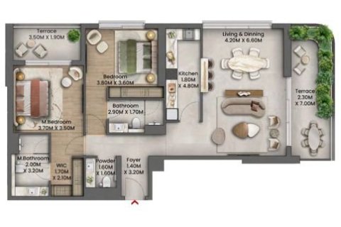 Apartment in Talea in Maritime City, Dubai, UAE 1 bedroom, 70 sq.m. № 704836 - photo 23