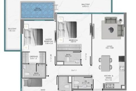 Apartment in Ocean Bay by SD in Dubai, UAE 1 bedroom № 704835 - photo 12