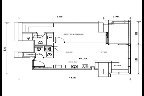 Apartemen di Palm Jumeirah, Dubai, UEA 1 kamar tidur, 87 m2 nomor 696226 - foto 13