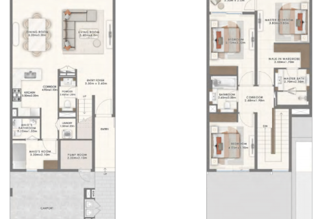 Kaupunkipientalo The Valley, Dubai, Arabiemiraatit 3 makuuhuonetta, 227 m2 № 704504 - kuva 17