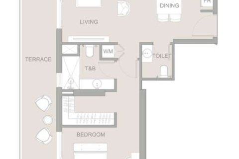 Leilighet til salgs i Jumeirah Village Circle, Dubai, Emiratene 1 rom, 45 kvm Nr. 704506 - Foto 9