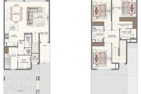 Māja The Valley, Dubaijā, AAE 3 istabas, 210 m2 Nr. 704503 - attēls 17