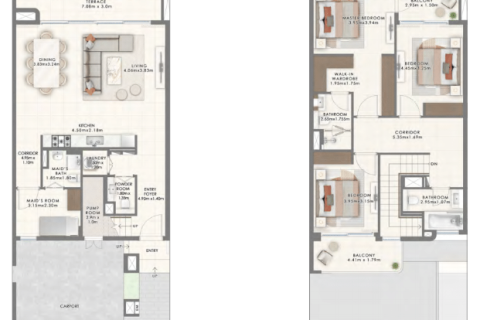 Māja The Valley, Dubaijā, AAE 3 istabas, 210 m2 Nr. 704503 - attēls 19