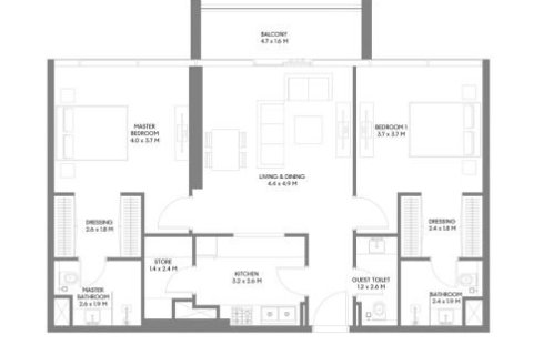 Lakás itt: Aljada, Sharjah, EAE, 1 hálószoba, 76 m², azonosító: 704501 - fénykép 7