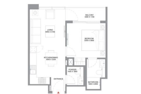 Пәтер Дубай, БАӘ-да 1 жатын бөлме, 48 м² № 704507 - фото 6