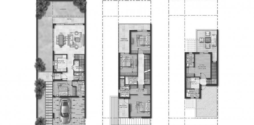 Ridamaja asukohaga Damac Islands - Bali 2 asukohaga Dubai Land, AÜE: 5 magamistoaga, 295.25 m² Nr 565017