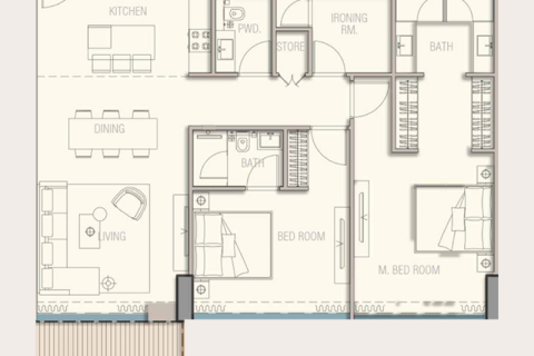 Leilighet til salgs i Dubai, Emiratene 1 soverom, 71 kvm Nr. 704350 - Foto 17