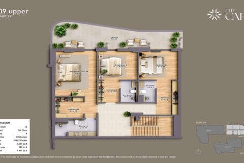Wohnung zum Verkauf in Al Barari, Dubai, VAE 1 Schlafzimmer, 109 m2 Nr. 704352 - Foto 20