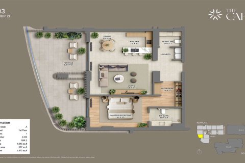 Wohnung zum Verkauf in Al Barari, Dubai, VAE 1 Schlafzimmer, 109 m2 Nr. 704352 - Foto 17