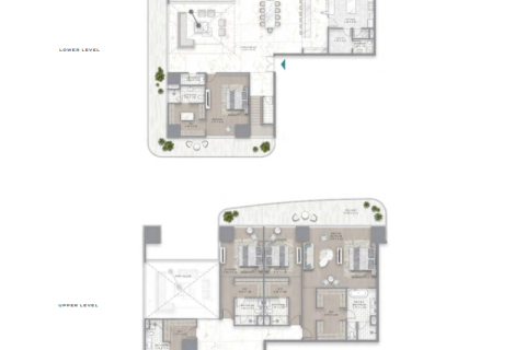 Пәтер Dubai Harbour, Дубай, БАӘ-да 1 жатын бөлме, 69 м² № 690216 - фото 12