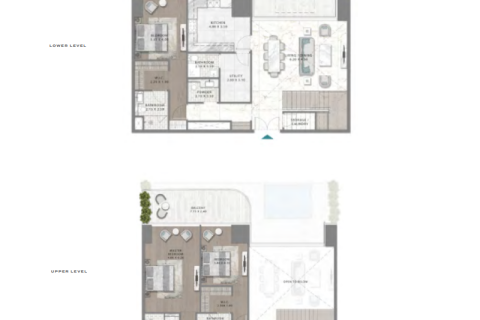 Пәтер Dubai Harbour, Дубай, БАӘ-да 1 жатын бөлме, 69 м² № 690216 - фото 10