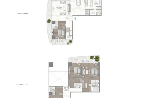 Пәтер Dubai Harbour, Дубай, БАӘ-да 1 жатын бөлме, 69 м² № 690216 - фото 11
