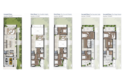 Vilë në Dubai Sports City, Emiratet e Bashkuara Arabe 3 dhoma gjumi, 472 m2. № 689891 - Foto 5