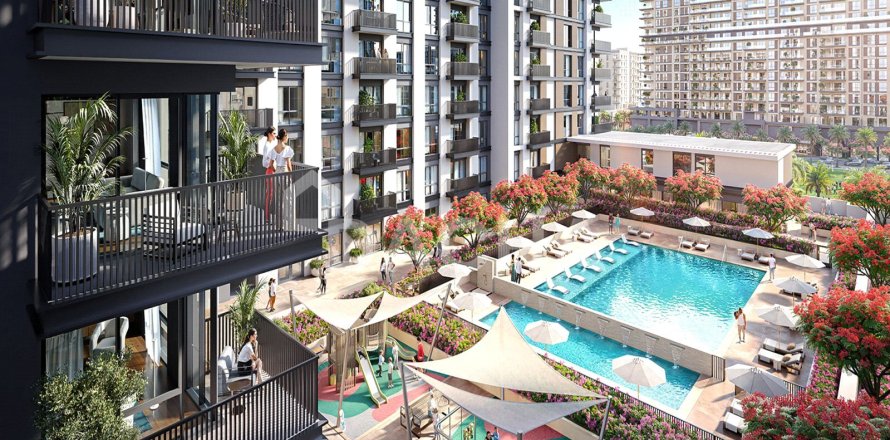 Wohnung in Town Square, Dubai, VAE: 1 Schlafzimmer, 62 m2 Nr. 728256